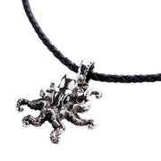 sterling silver octopus pendant necklace